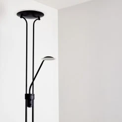 Hofstein Abiqua Deckenfluter LED Schwarz, 2-flammig 33 Hofstein Abiqua Deckenfluter LED Schwarz, 2-flammig -LED Leuchten Verkäufe 2022 abiqua deckenfluter h3306871 15