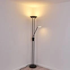 Hofstein Abiqua Deckenfluter LED Schwarz, 2-flammig 22 Hofstein Abiqua Deckenfluter LED Schwarz, 2-flammig -LED Leuchten Verkäufe 2022 abiqua deckenfluter h3306871 4