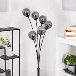 Hofstein Abramo Stehleuchte LED Schwarz, 6-flammig -LED Leuchten Verkäufe 2022 abramo stehleuchte h3570272 11