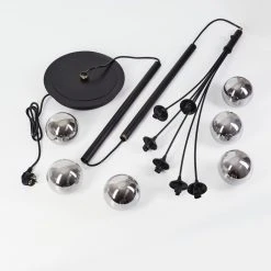 Hofstein Abramo Stehleuchte LED Schwarz, 6-flammig -LED Leuchten Verkäufe 2022 abramo stehleuchte h3570272 4