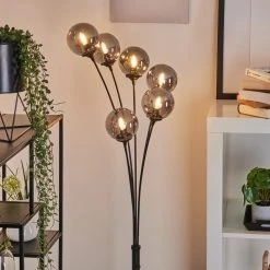 Hofstein Abramo Stehleuchte LED Schwarz, 6-flammig -LED Leuchten Verkäufe 2022 abramo stehleuchte h3570272 8