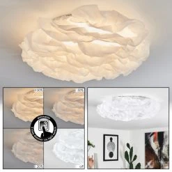 Hofstein Adegoiva Deckenleuchte LED Weiß, 1-flammig