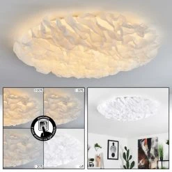 Hofstein Adegoiva Deckenleuchte LED Weiß, 1-flammig