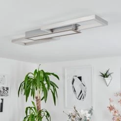 Hofstein Ahrenfeld Deckenleuchte LED Aluminium, 1-flammig, Fernbedienung -LED Leuchten Verkäufe 2022 ahrenfeld deckenleuchte h3562130 4