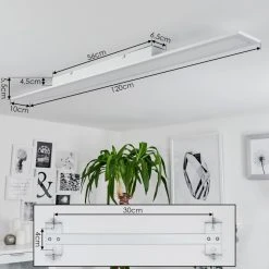 Hofstein Ailik Deckenpanel LED Weiß, 1-flammig -LED Leuchten Verkäufe 2022 ailik deckenpanel h3004210 3