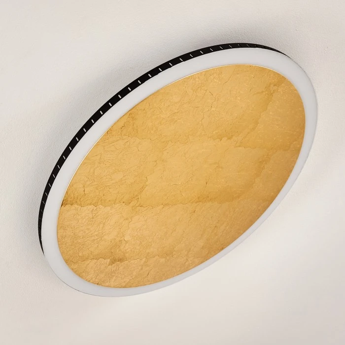 Hofstein Aitrach Deckenleuchte LED Gold, 1-flammig 18 Hofstein Aitrach Deckenleuchte LED Gold, 1-flammig – Bild 18