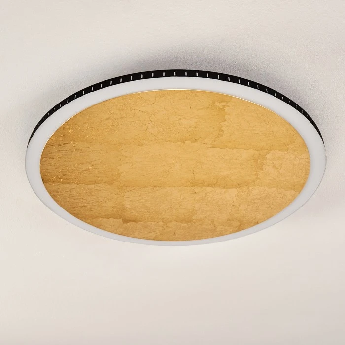 Hofstein Aitrach Deckenleuchte LED Gold, 1-flammig 5 Hofstein Aitrach Deckenleuchte LED Gold, 1-flammig – Bild 5