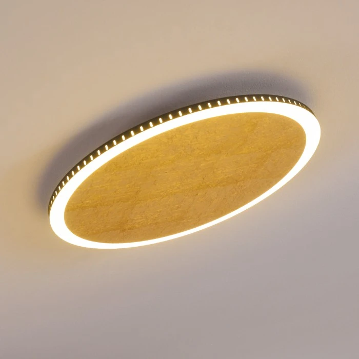 Hofstein Aitrach Deckenleuchte LED Gold, 1-flammig 9 Hofstein Aitrach Deckenleuchte LED Gold, 1-flammig – Bild 9