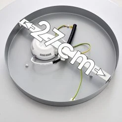 Hofstein Aitrach Deckenleuchte LED Silber, Weiß, 1-flammig -LED Leuchten Verkäufe 2022 aitrach deckenleuchte h3307465 18