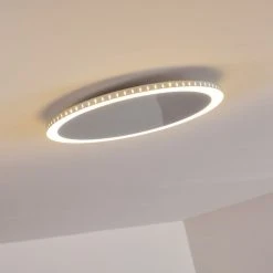 Hofstein Aitrach Deckenleuchte LED Silber, Weiß, 1-flammig -LED Leuchten Verkäufe 2022 aitrach deckenleuchte h3307526 18