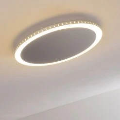 Hofstein Aitrach Deckenleuchte LED Silber, Weiß, 1-flammig -LED Leuchten Verkäufe 2022 aitrach deckenleuchte h3307526 19