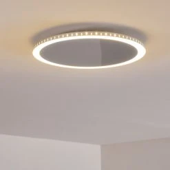 Hofstein Aitrach Deckenleuchte LED Silber, Weiß, 1-flammig -LED Leuchten Verkäufe 2022 aitrach deckenleuchte h3307526 2