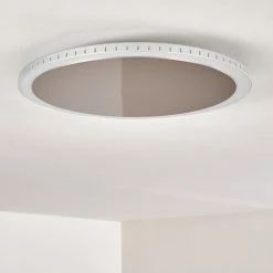 Hofstein Aitrach Deckenleuchte LED Silber, Weiß, 1-flammig -LED Leuchten Verkäufe 2022 aitrach deckenleuchte h3307526 20