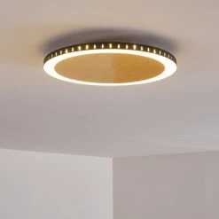 Hofstein Aitrach Deckenleuchte LED Gold, 1-flammig -LED Leuchten Verkäufe 2022 aitrach deckenleuchte h3307557 2