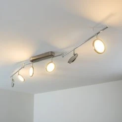 Hofstein Alberton Deckenleuchte LED Nickel-Matt, 6-flammig -LED Leuchten Verkäufe 2022 alberton deckenleuchte h3008980 10