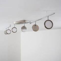 Hofstein Alberton Deckenleuchte LED Nickel-Matt, 6-flammig -LED Leuchten Verkäufe 2022 alberton deckenleuchte h3008980 16