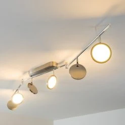 Hofstein Alberton Deckenleuchte LED Nickel-Matt, 6-flammig -LED Leuchten Verkäufe 2022 alberton deckenleuchte h3008980 20