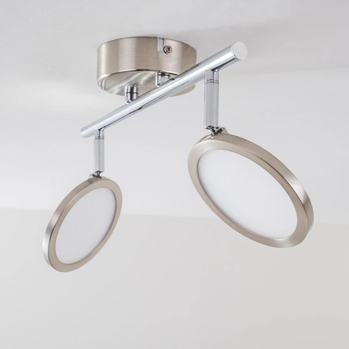 Hofstein Alberton Deckenleuchte LED Hellbraun, 2-flammig 14 Hofstein Alberton Deckenleuchte LED Hellbraun, 2-flammig – Bild 14