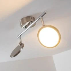 Hofstein Alberton Deckenleuchte LED Hellbraun, 2-flammig 33 Hofstein Alberton Deckenleuchte LED Hellbraun, 2-flammig -LED Leuchten Verkäufe 2022 alberton deckenleuchte h3009024 15