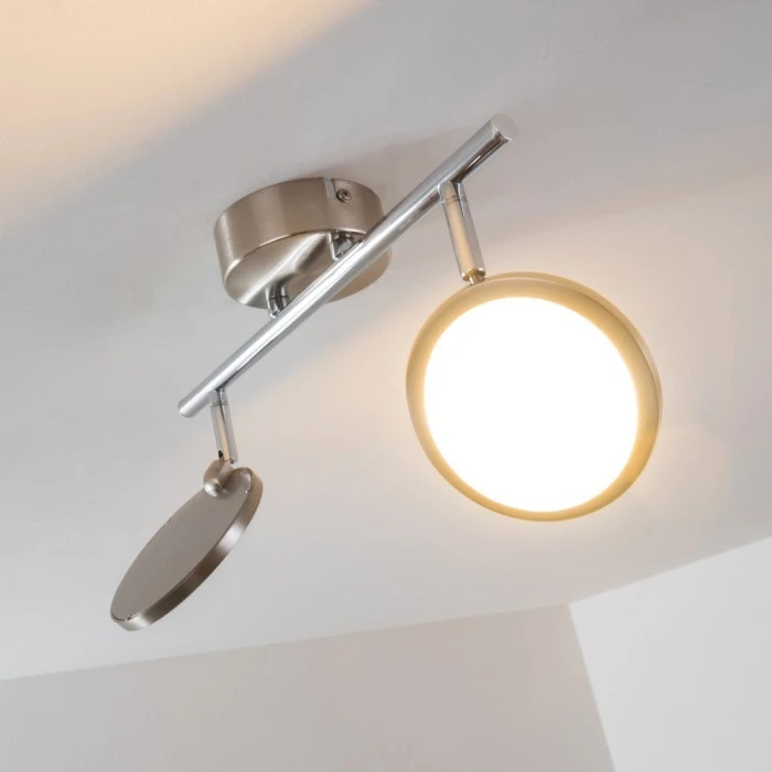 Hofstein Alberton Deckenleuchte LED Hellbraun, 2-flammig 16 Hofstein Alberton Deckenleuchte LED Hellbraun, 2-flammig – Bild 16