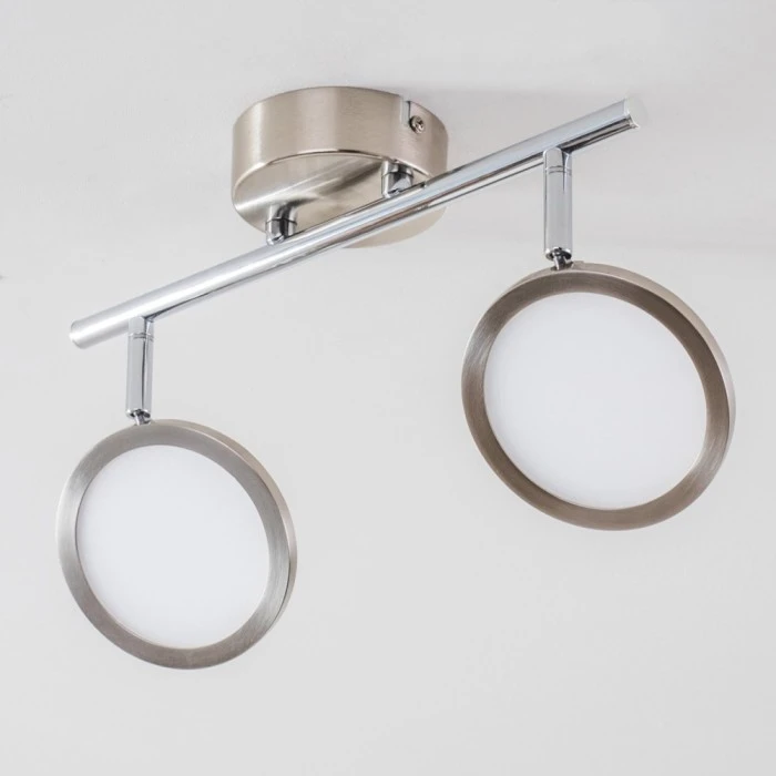 Hofstein Alberton Deckenleuchte LED Hellbraun, 2-flammig 10 Hofstein Alberton Deckenleuchte LED Hellbraun, 2-flammig – Bild 10