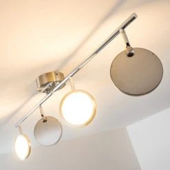 Hofstein Alberton Deckenleuchte LED Hellbraun, 4-flammig -LED Leuchten Verkäufe 2022 alberton deckenleuchte h3009031 17