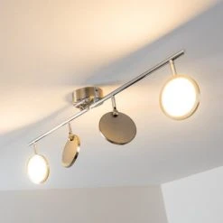 Hofstein Alberton Deckenleuchte LED Hellbraun, 4-flammig -LED Leuchten Verkäufe 2022 alberton deckenleuchte h3009031 7