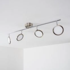 Hofstein Alberton Deckenleuchte LED Hellbraun, 4-flammig -LED Leuchten Verkäufe 2022 alberton deckenleuchte h3009031 8