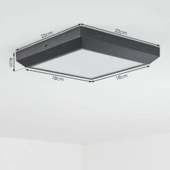 Hofstein Alkmaar Außendeckenleuchte LED Anthrazit, 1-flammig 13 Hofstein Alkmaar Außendeckenleuchte LED Anthrazit, 1-flammig -LED Leuchten Verkäufe 2022 alkmaar aussendeckenleuchte h3651124 3