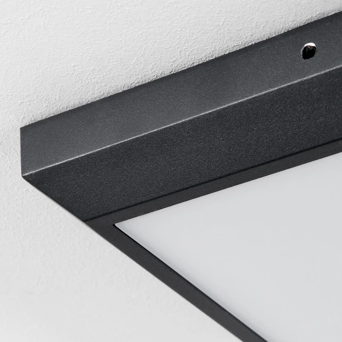 Hofstein Alkmaar Außendeckenleuchte LED Anthrazit, 1-flammig 6 Hofstein Alkmaar Außendeckenleuchte LED Anthrazit, 1-flammig – Bild 6