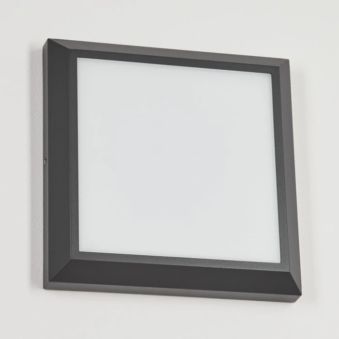 Hofstein Alkmaar Außendeckenleuchte LED Anthrazit, 1-flammig 2 Hofstein Alkmaar Außendeckenleuchte LED Anthrazit, 1-flammig – Bild 2