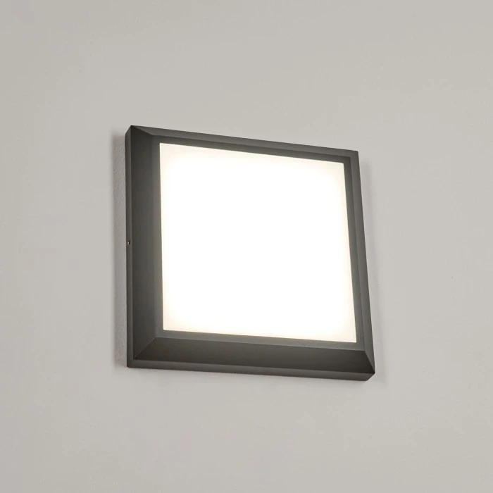 Hofstein Alkmaar Außendeckenleuchte LED Anthrazit, 1-flammig 9 Hofstein Alkmaar Außendeckenleuchte LED Anthrazit, 1-flammig – Bild 9