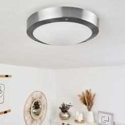 Hofstein Alleen Außendeckenleuchte LED Nickel-Matt, 3-flammig -LED Leuchten Verkäufe 2022 alleen aussendeckenleuchte h3435519 9