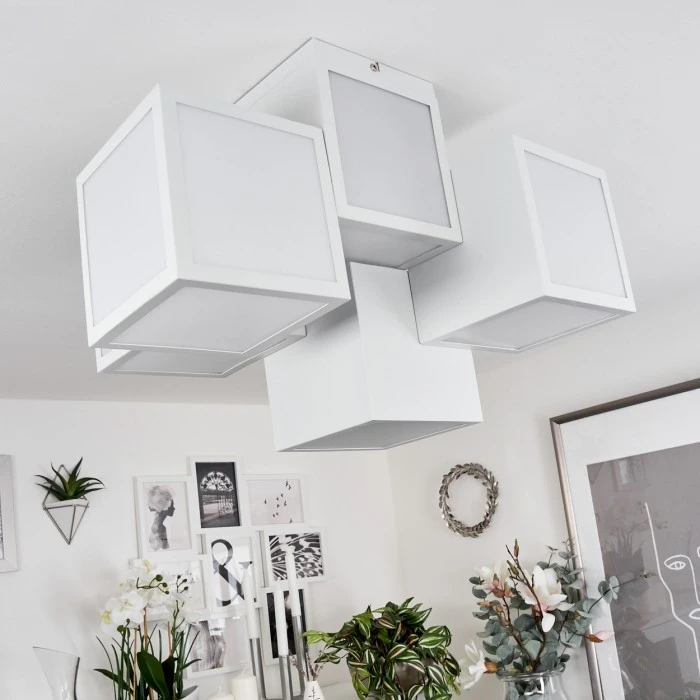 Hofstein Allonville Deckenleuchte LED Weiß, 1-flammig 2 Hofstein Allonville Deckenleuchte LED Weiß, 1-flammig – Bild 2