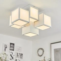 Hofstein Allonville Deckenleuchte LED Weiß, 1-flammig 19 Hofstein Allonville Deckenleuchte LED Weiß, 1-flammig -LED Leuchten Verkäufe 2022 allonville deckenleuchte h3615676 8