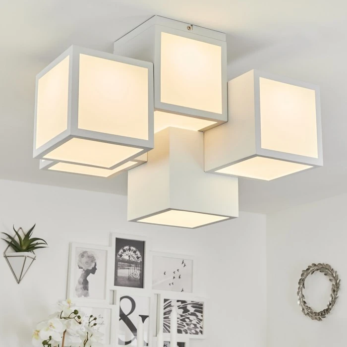 Hofstein Allonville Deckenleuchte LED Weiß, 1-flammig 10 Hofstein Allonville Deckenleuchte LED Weiß, 1-flammig – Bild 10