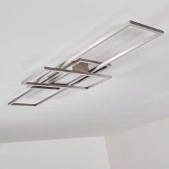 Hofstein Alsterbro Deckenleuchte LED Nickel-Matt, 1-flammig, Fernbedienung -LED Leuchten Verkäufe 2022 alsterbro deckenleuchte h3308387 18