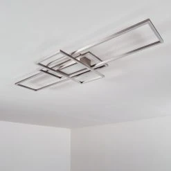 Hofstein Alsterbro Deckenleuchte LED Nickel-Matt, 1-flammig, Fernbedienung -LED Leuchten Verkäufe 2022 alsterbro deckenleuchte h3308387 4