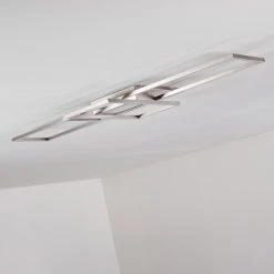 Hofstein Alsterbro Deckenleuchte LED Nickel-Matt, 1-flammig, Fernbedienung -LED Leuchten Verkäufe 2022 alsterbro deckenleuchte h3308387 8