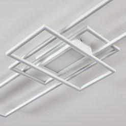 Hofstein Alsterbro Deckenleuchte LED Weiß, 1-flammig, Fernbedienung -LED Leuchten Verkäufe 2022 alsterbro deckenleuchte h3312193 11