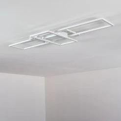 Hofstein Alsterbro Deckenleuchte LED Weiß, 1-flammig, Fernbedienung -LED Leuchten Verkäufe 2022 alsterbro deckenleuchte h3312193 14