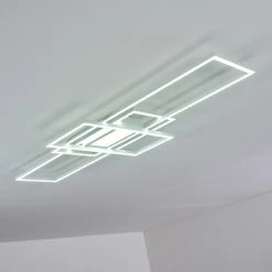 Hofstein Alsterbro Deckenleuchte LED Weiß, 1-flammig, Fernbedienung -LED Leuchten Verkäufe 2022 alsterbro deckenleuchte h3312193 7