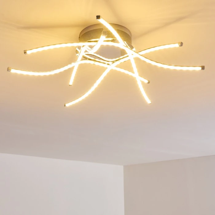 Hofstein Altino Deckenleuchte LED Chrom, 1-flammig 15 Hofstein Altino Deckenleuchte LED Chrom, 1-flammig – Bild 15