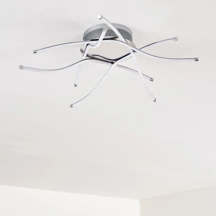 Hofstein Altino Deckenleuchte LED Chrom, 1-flammig 16 Hofstein Altino Deckenleuchte LED Chrom, 1-flammig – Bild 16