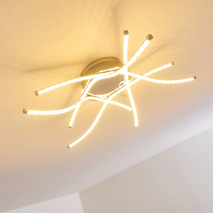 Hofstein Altino Deckenleuchte LED Chrom, 1-flammig 5 Hofstein Altino Deckenleuchte LED Chrom, 1-flammig – Bild 5