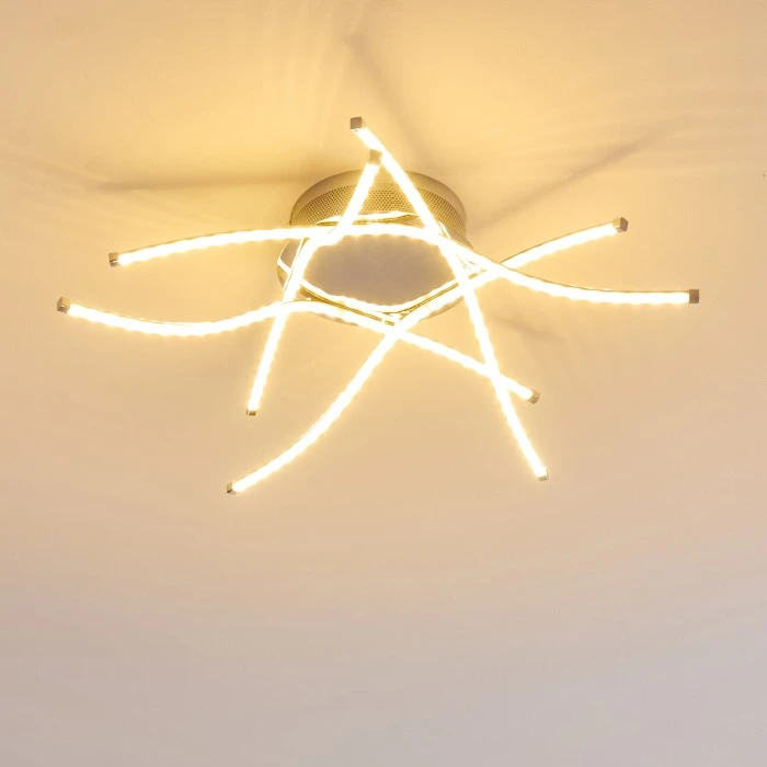 Hofstein Altino Deckenleuchte LED Chrom, 1-flammig 10 Hofstein Altino Deckenleuchte LED Chrom, 1-flammig – Bild 10