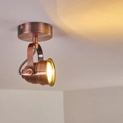 Hofstein Aniak Deckenleuchte LED Kupferfarben, 1-flammig -LED Leuchten Verkäufe 2022 aniak deckenleuchte h3363546 6