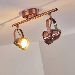 Hofstein Aniak Deckenleuchte LED Kupferfarben, 2-flammig -LED Leuchten Verkäufe 2022 aniak deckenleuchte h3363607 11