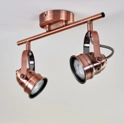 Hofstein Aniak Deckenleuchte LED Kupferfarben, 2-flammig -LED Leuchten Verkäufe 2022 aniak deckenleuchte h3363607 15