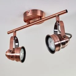 Hofstein Aniak Deckenleuchte LED Kupferfarben, 2-flammig -LED Leuchten Verkäufe 2022 aniak deckenleuchte h3363607 5